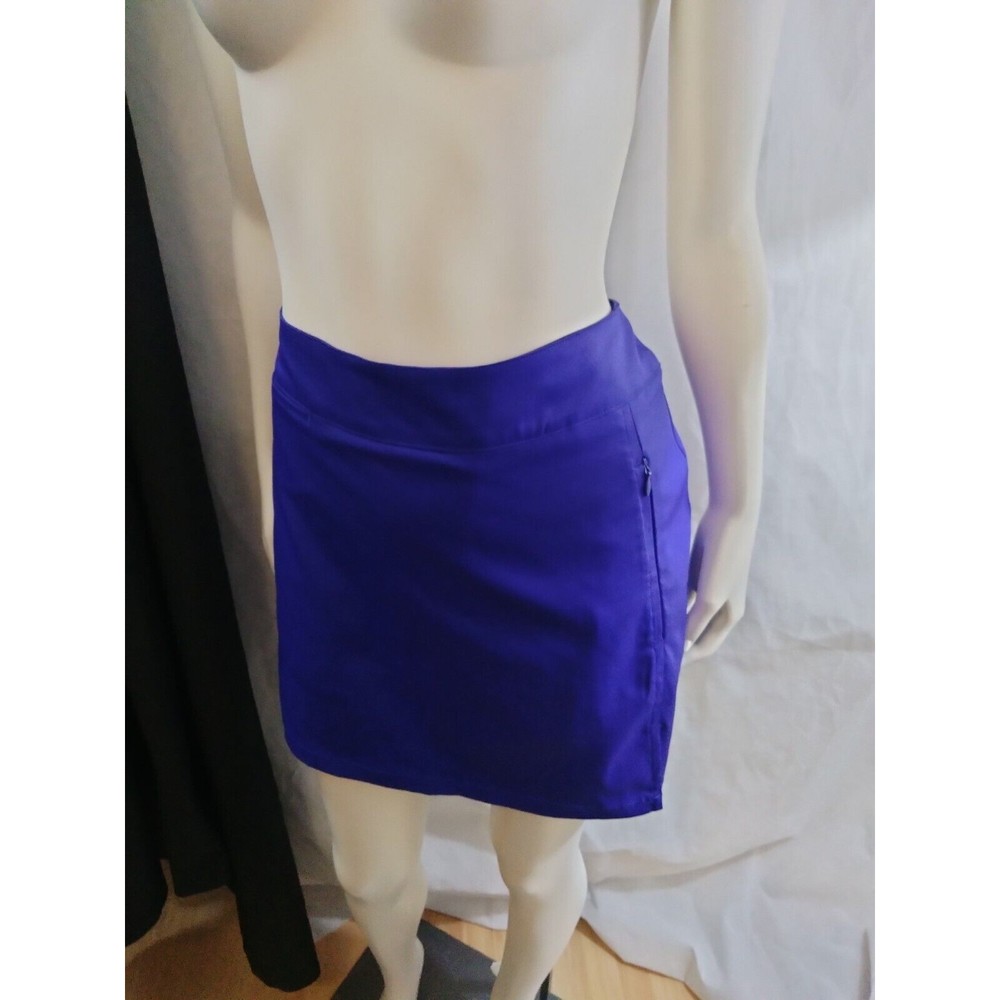 Lady's blue Antigua Athletic Tennis Racquet Ball Desert Dry Sz 8 Skirt lined EUC